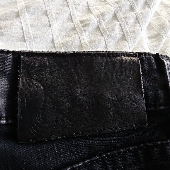 Naked & Famous The Skinny Jeans - Black Super Stretch - Sz 25 - Picture 4 of 13